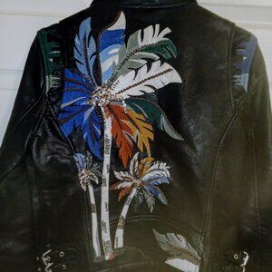 Vegan leather black Moto jacket 🖤🖤🖤